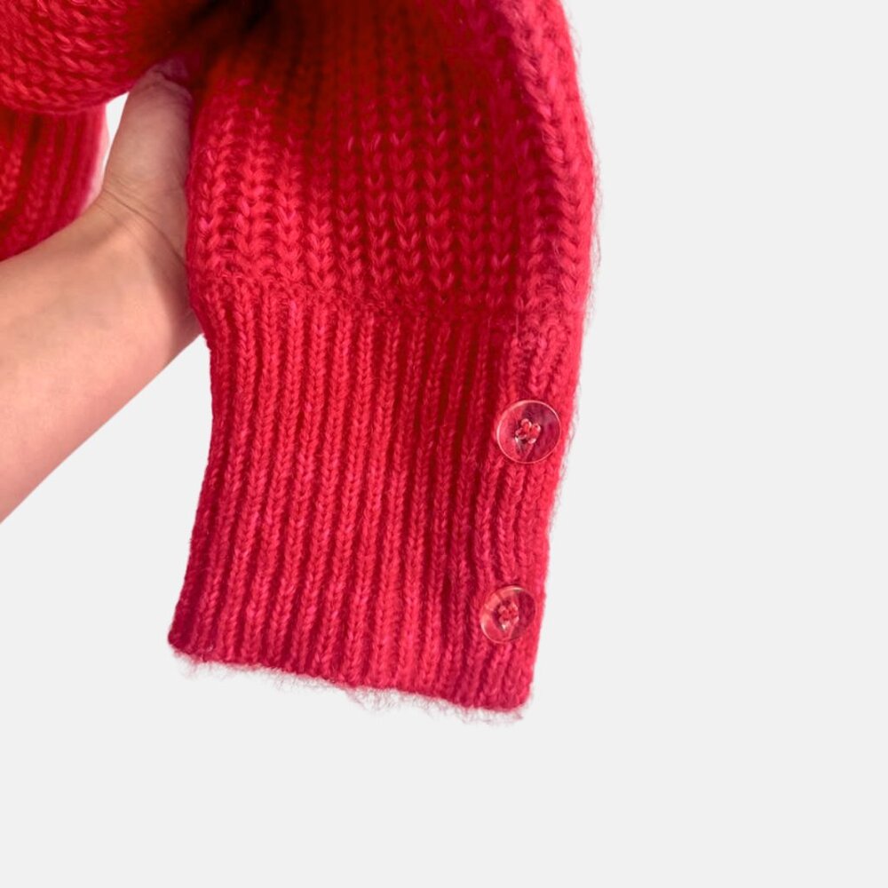 Kenzo Red Wool Sweater - Picture 2 of 7